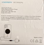 شارژر وایرلس مغناطیسی ویدنمو (VDENMENV) مدل DW02 - تصویر 2