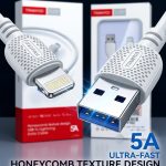 کابل تبدیل USB به Lightning ترانیو (Tranyoo) مدل T-X31 طول 1 متر با جریان 5 آمپر