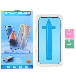 محافظ صفحه نمایش شیشه ای Unipha - Magic Glass Box مدل Apple iPhone 16 / iPhone 15 / iPhone 14 Pro (پک دار)
