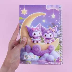 دفتر نقاشی سیمی 50 برگ طرح کرومی و کیتی کد 506 Cute