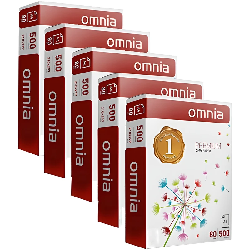 کاغذ A4 اومنیا مدل Premium بسته 500 عددی جدید