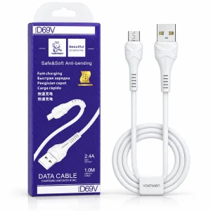 کابل شارژ و انتقال داده میکرو یو اس بی (Micro USB) ویدنمن مدل D69V