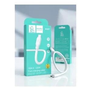 کابل شارژ فوق‌سریع 120 واتی ویدن‌منی VDENMENY مدل D28T (Type-C)