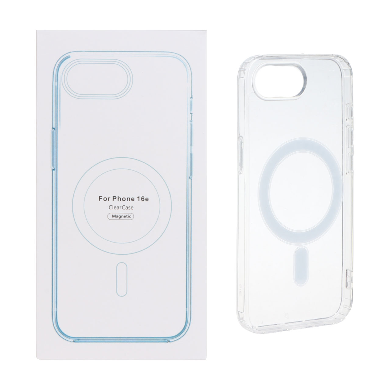 قاب شفاف Apple iPhone 16e / iPhone 17e با قابلیت شارژ MagSafe (پک دار)