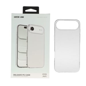 قاب اورجینال Green Lion شفاف Delgado Pc Case مدل Apple iPhone 17 Air (پک دار)